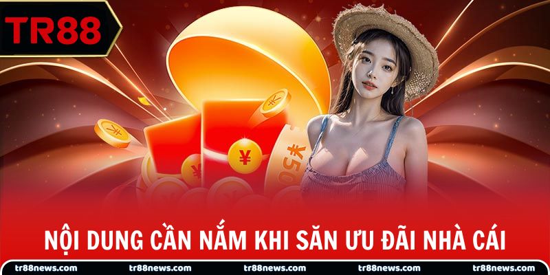 Nội dung cần nắm khi săn ưu đãi nhà cái